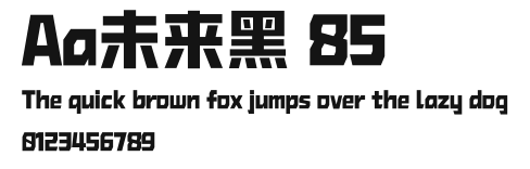 Aa未来黑 85 Preview