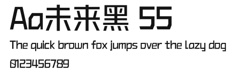 Aa未来黑 55 Preview