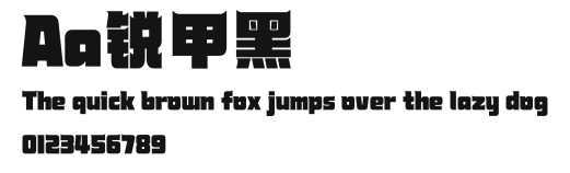 Aa锐甲黑 Preview
