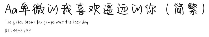 Aa卑微的我喜欢遥远的你（简繁） Preview
