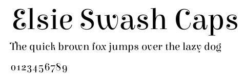 Elsie Swash Caps.ttf