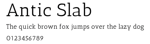 Antic Slab.ttf