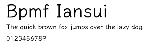 Bpmf Iansui.ttf