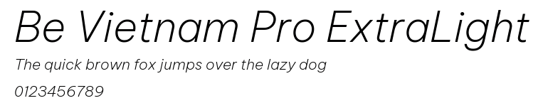 Be Vietnam Pro ExtraLight.ttf