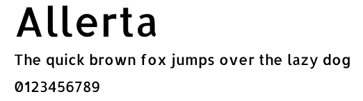 Allerta.ttf