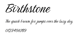 Birthstone.ttf