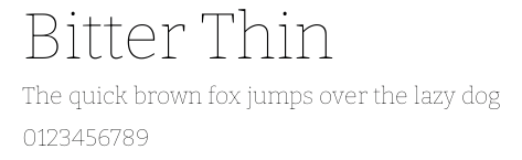 Bitter Thin.ttf