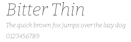 Bitter Thin.ttf