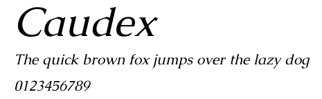 Caudex.ttf