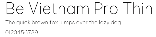 Be Vietnam Pro Thin.ttf