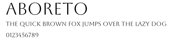 Aboreto.ttf