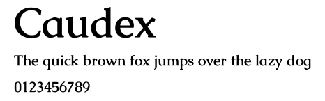 Caudex.ttf
