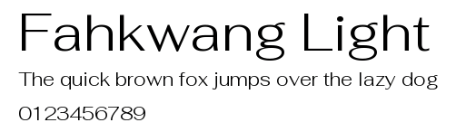 Fahkwang Light.ttf