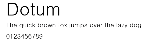 Dotum.ttf