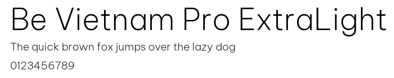 Be Vietnam Pro ExtraLight.ttf