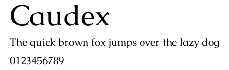 Caudex.ttf