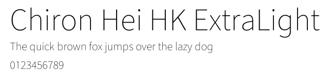 Chiron Hei HK ExtraLight.ttf