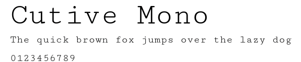Cutive Mono.ttf