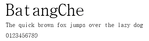 BatangChe.ttf