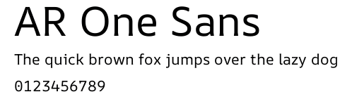 AR One Sans.ttf