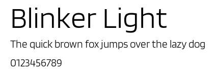 Blinker Light.otf