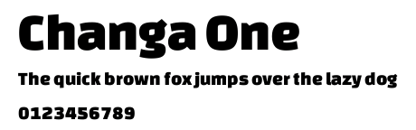 Changa One.ttf