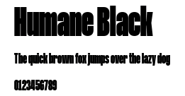 Humane Black.ttf