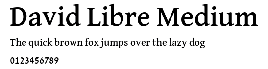 David Libre Medium.ttf