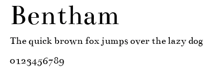 Bentham.ttf