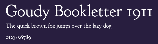 Goudy Bookletter 1911.ttf