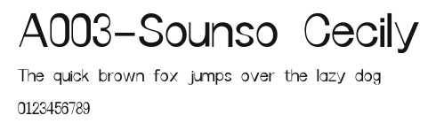 A003-Sounso Cecily.ttf