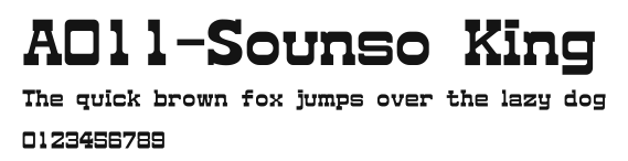 A011-Sounso King.ttf