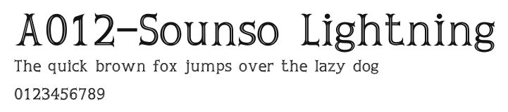 A012-Sounso Lightning.ttf