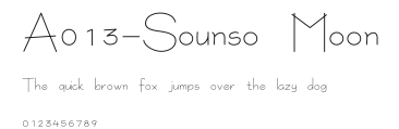 A013-Sounso Moon.ttf