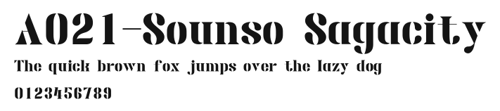 A021-Sounso Sagacity.ttf